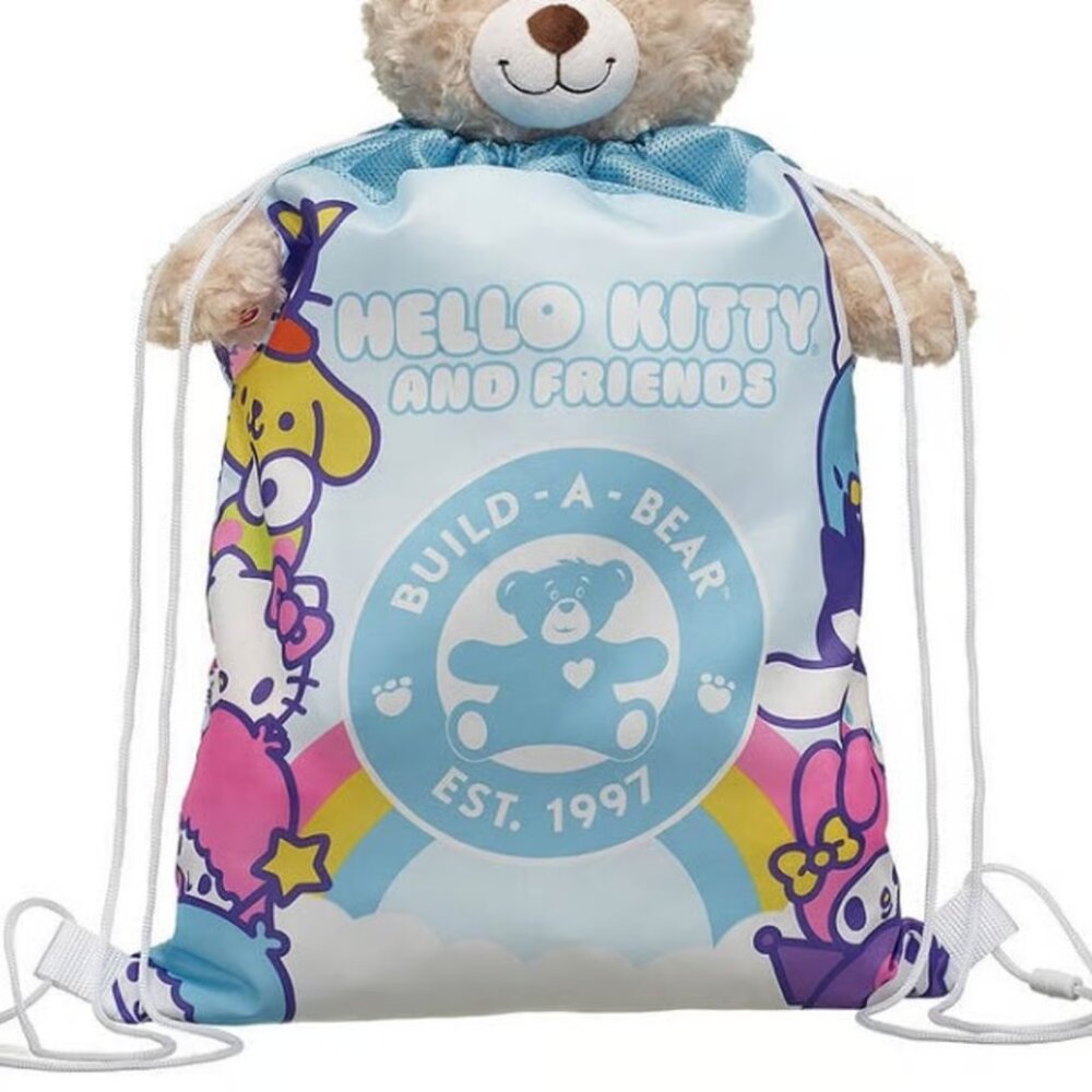 Build a Bear Sanrio Hello Kitty and Friends Toy Bear Carrier Backpack